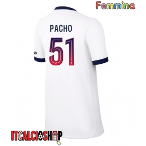 Paris Saint-Germain Willian Pacho #51 Seconda Maglia Femmina 2026-27 Manica Corta